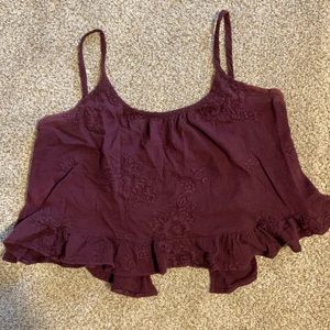 Purple summer top! Open back